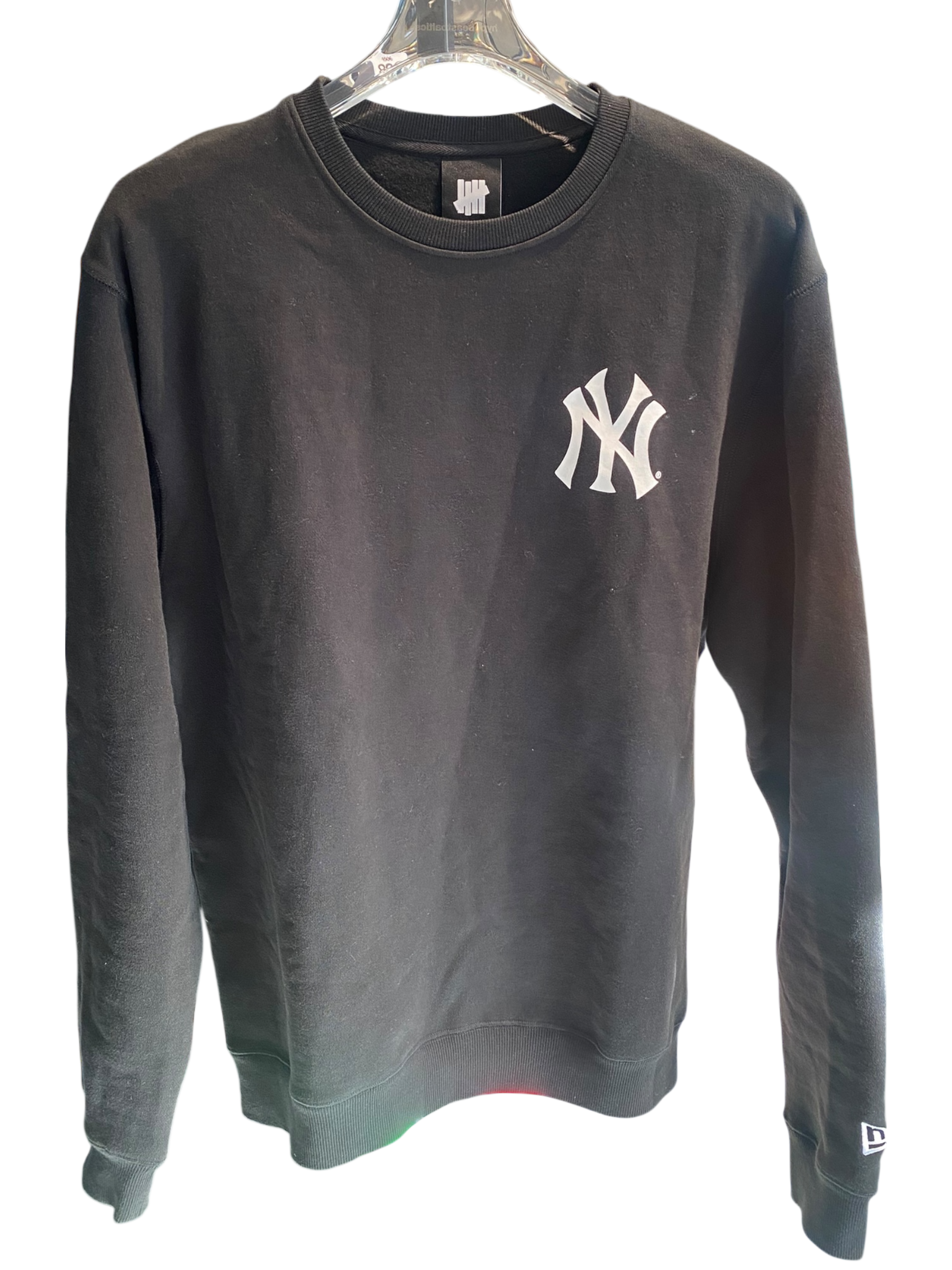 nike Used Undefeated x New York Yankees Black Crewneck - test