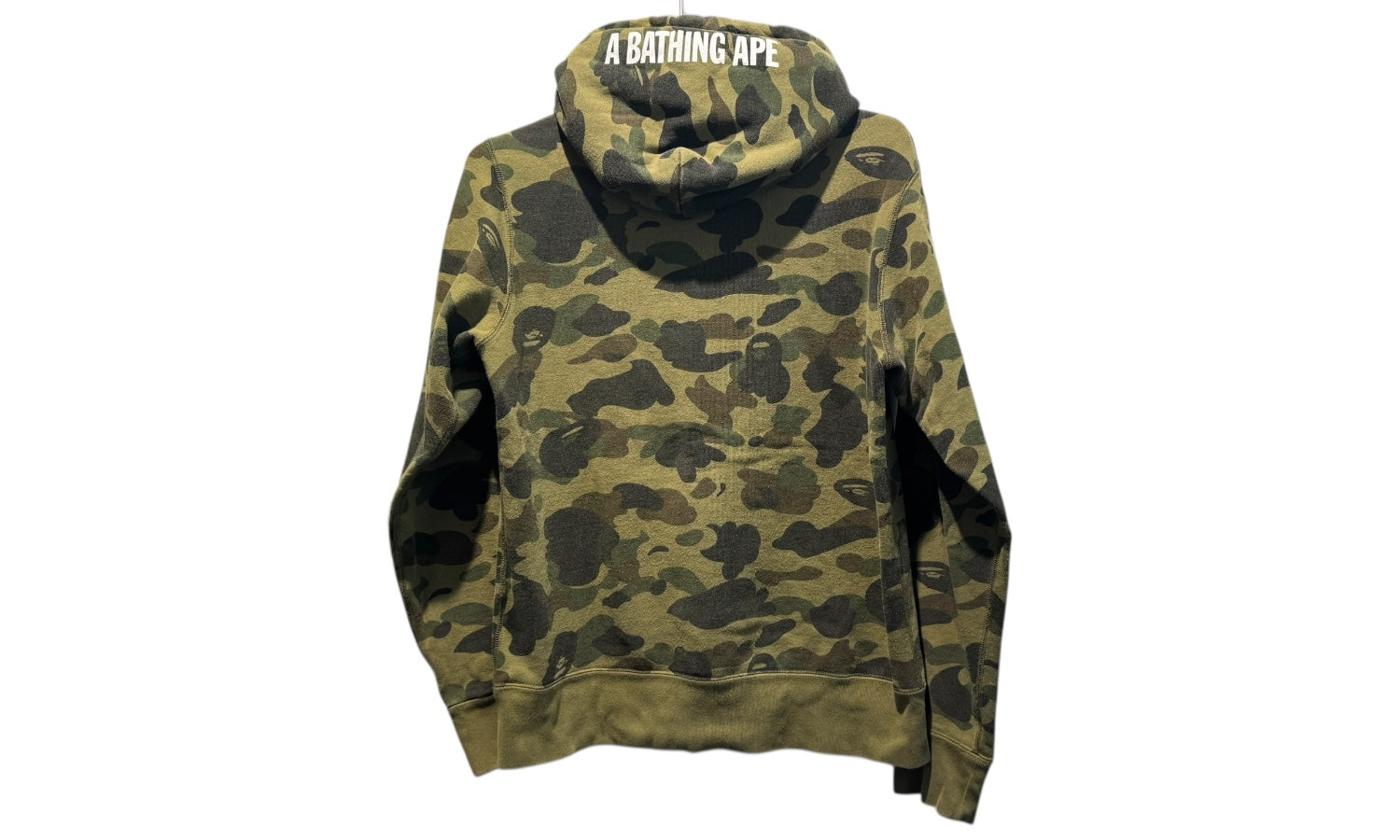 Bape Used Bape Bathing Ape Camo Ape Head Print Hoodie - 1228251302