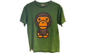A Bathing Ape Used Bape Green Baby Milo Tee - test