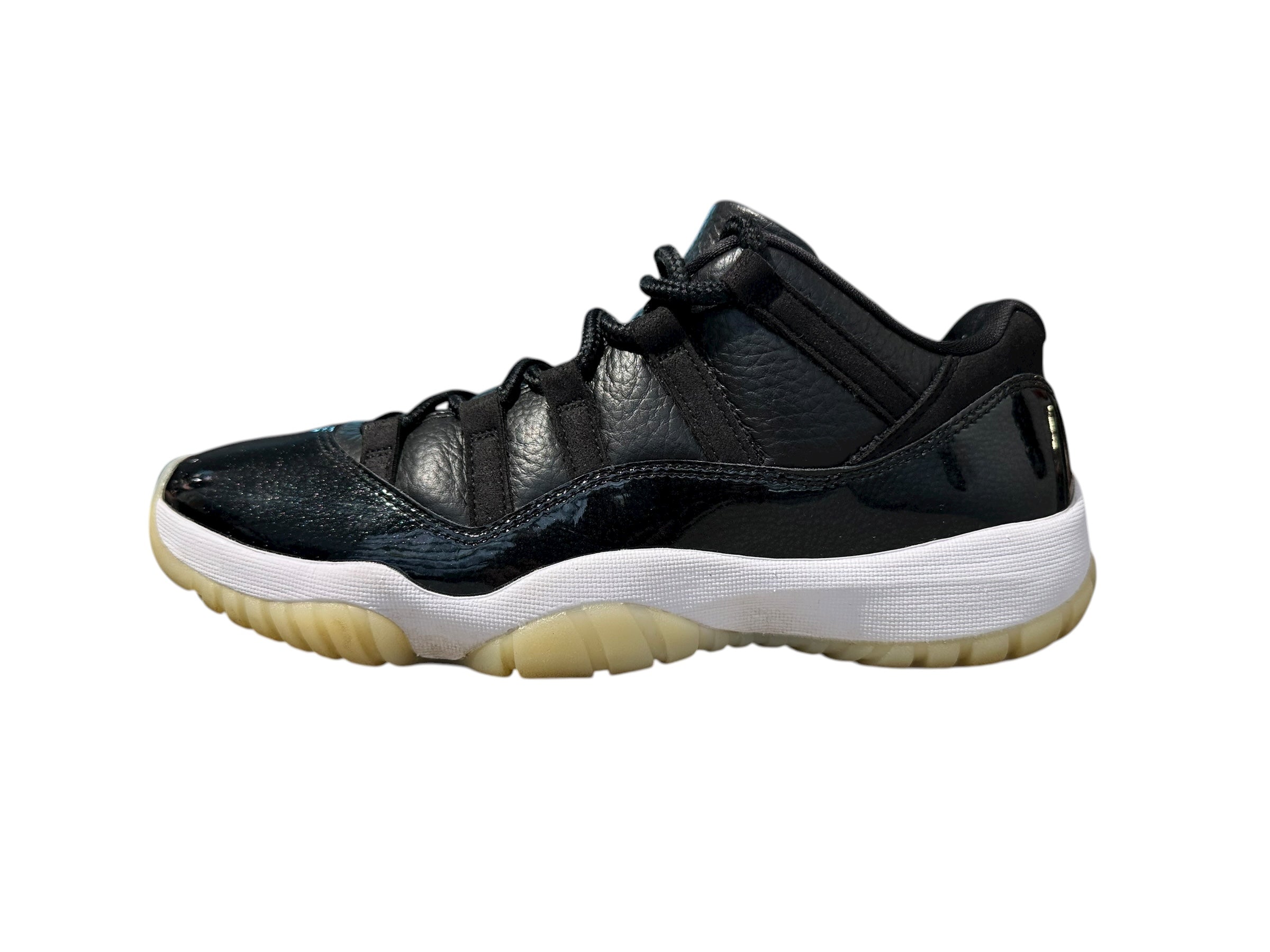 jordan 11 low black and gold