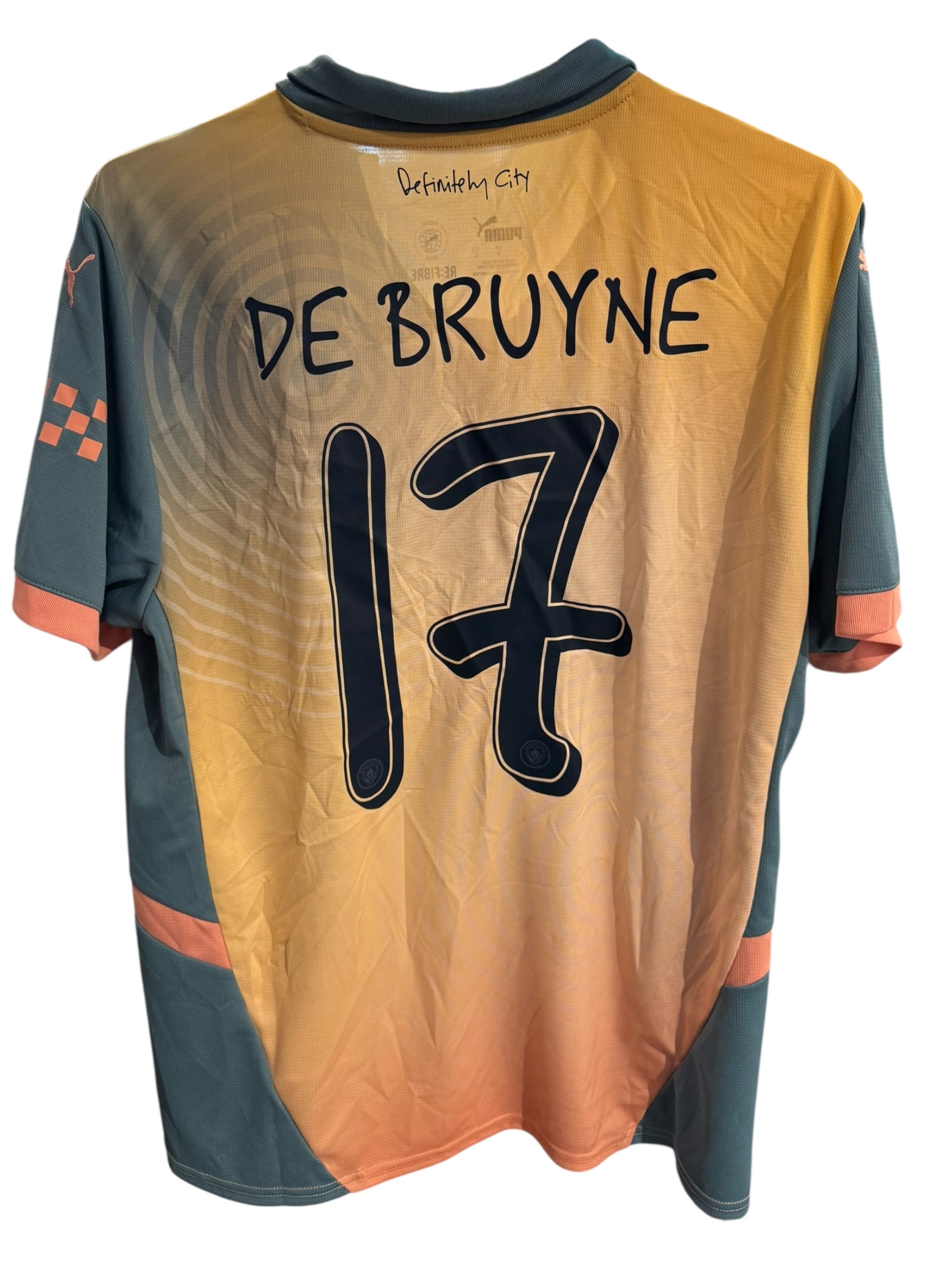 Nike Used Manchester City Fourth Kit 24/25 De Bruyne #17 - test