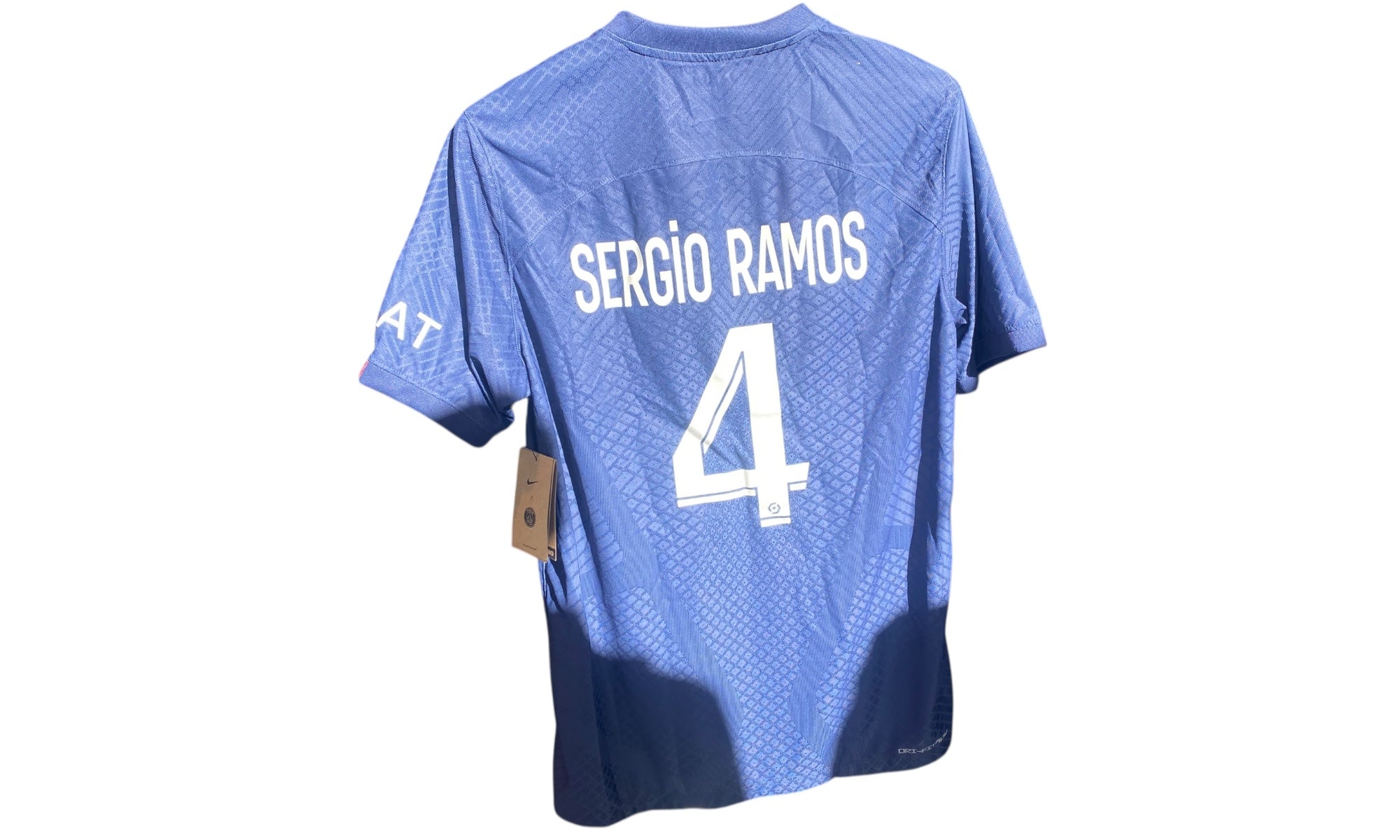 Nike Used Paris Saint-Germain 2022-23 Home Kit Sergio Ramos #4 - test
