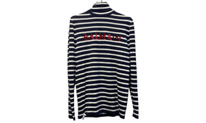 Balmain Used Balmain striped Turtle-Neck Sweater - 1028251601
