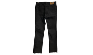 Balenciaga Used Balenciaga Split Hem Black Jeans - Balenci