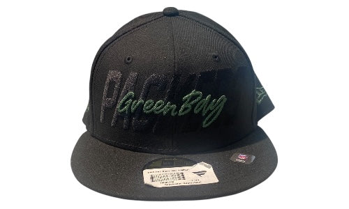New Era Used Green Bay Packers Fitted Cap Black - test