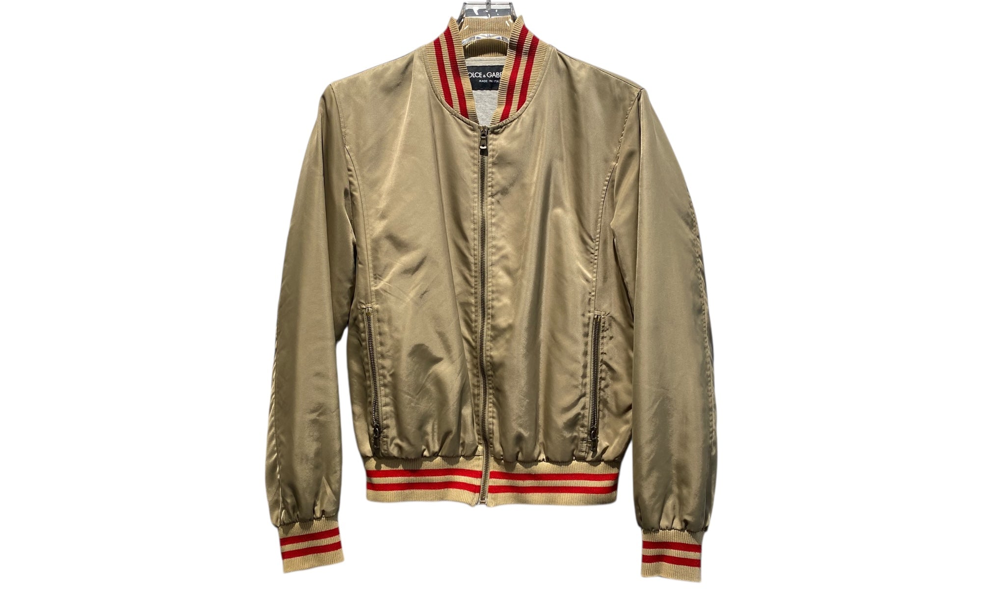 Dolce & Gabbana Used Dolce & Gabanna Letterman Jacket Khaki - 1028251601