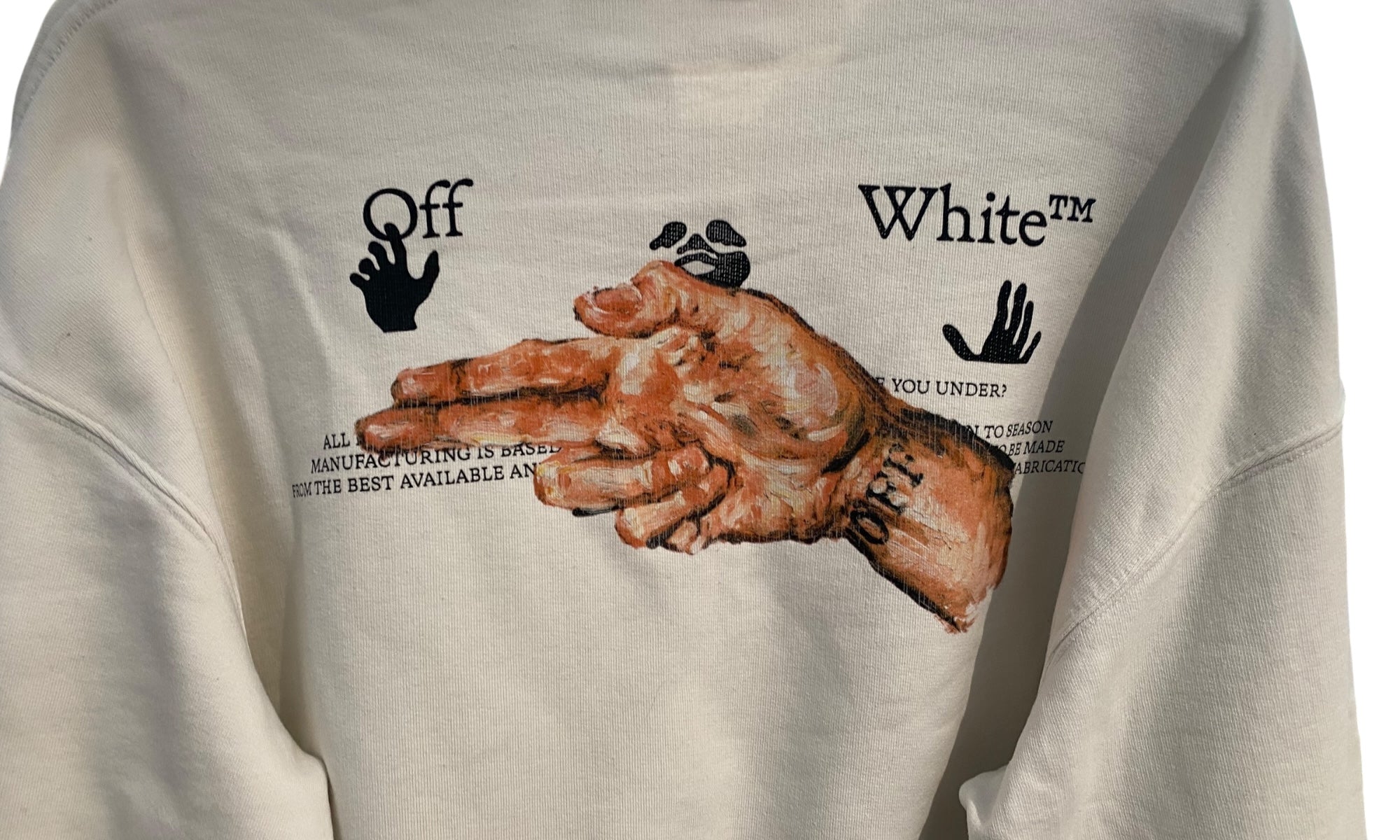 Off White Used Off White Pascal Handgun Hoodie (SS21) - 822251622