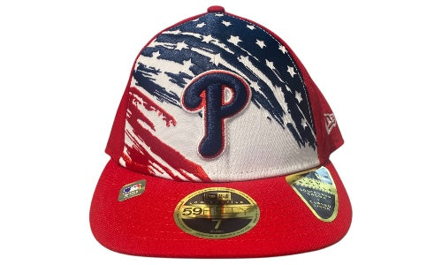 New Era Used Philadelphia Phillies Fitted Cap Red - test