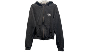 nike Used Balenciaga Zip Up Hoodie Sleeve Print - test
