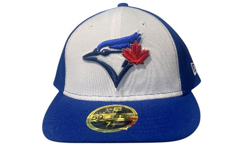 New Era Used Toronto Bluejays Fitted Cap Blue White - test