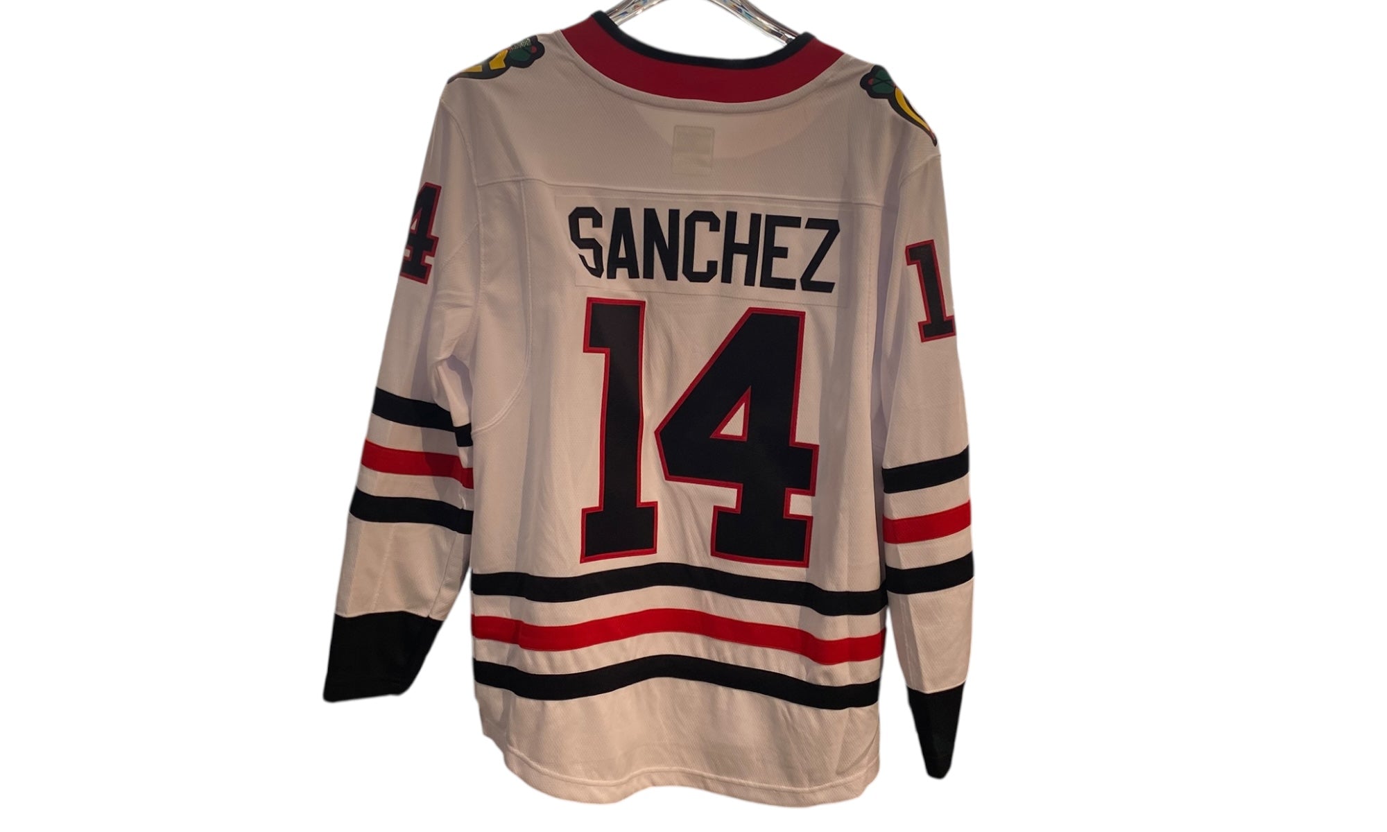nike Used Chicago Blackhawks Hockey Jersey Sanchez 14 - test