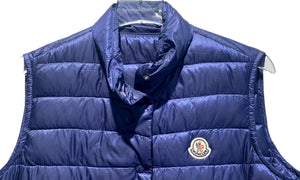 Moncler Used Moncler Liane down vest blue - 1105251351