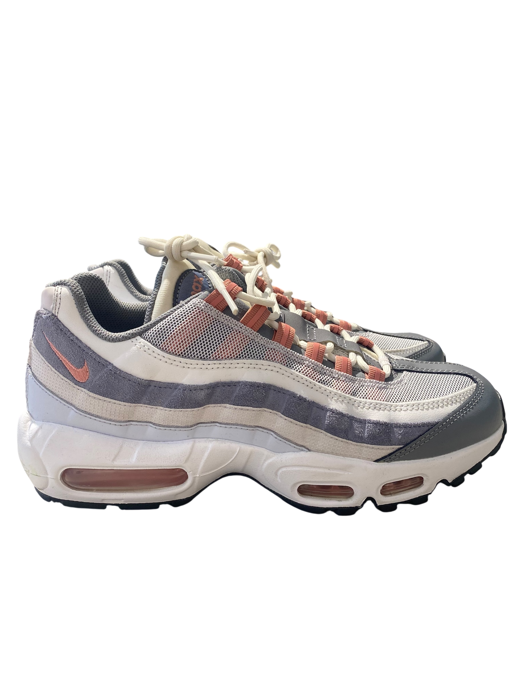 Nike Used Air Max 95 Vast Grey Red Stardust - DM0011-008