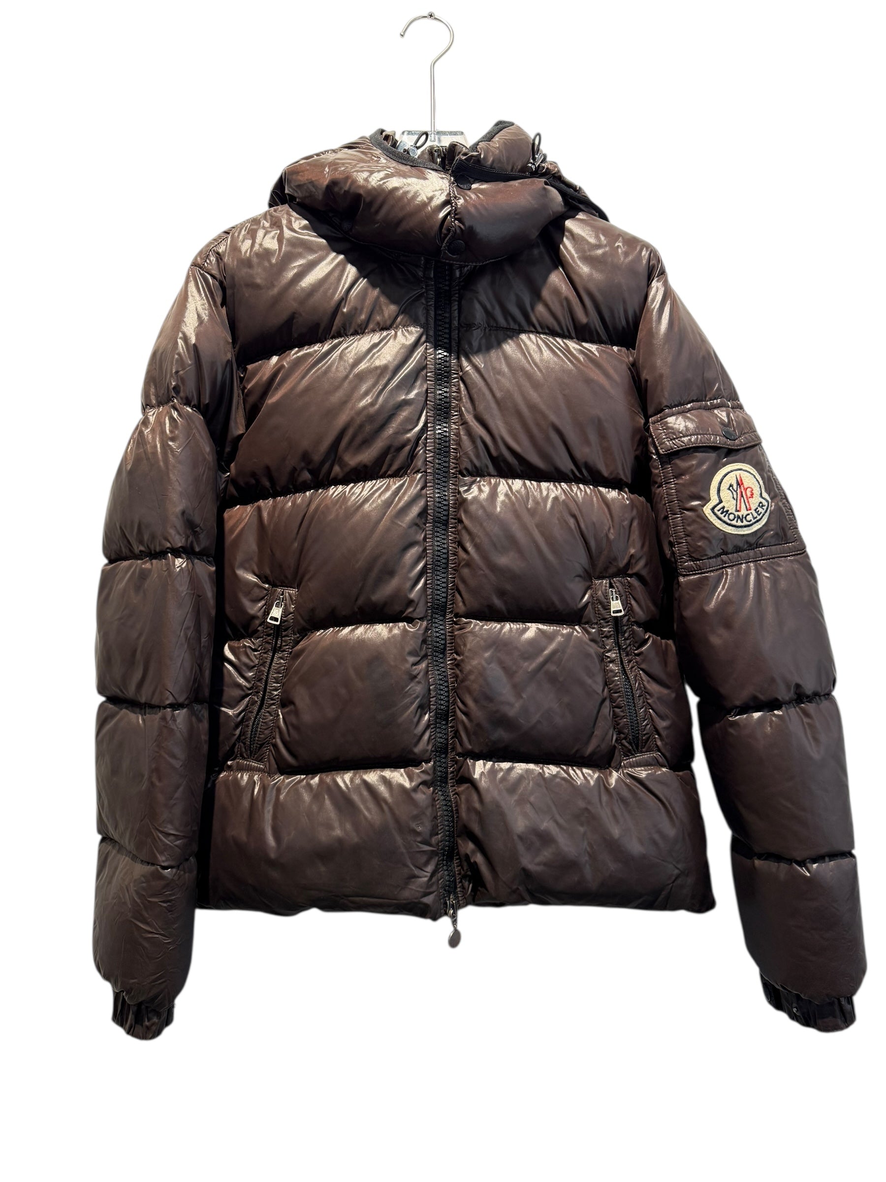 Used Moncler Himalaya Down Jacket Brown (test) - HYPEBEASTBALTICS