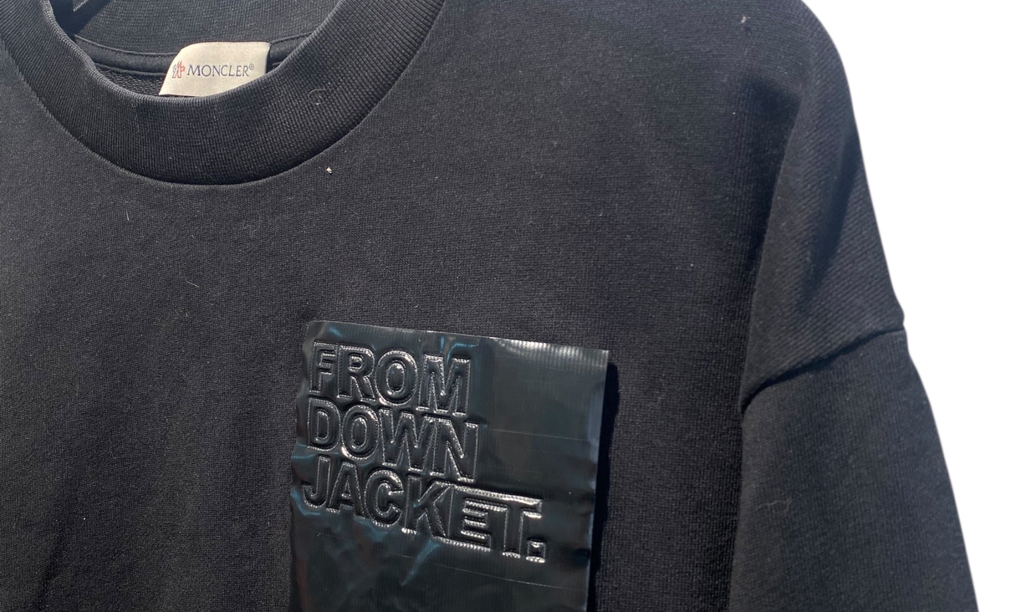 Moncler Used Moncler Velcro Patch Sweatshirt  - VELCPATCH