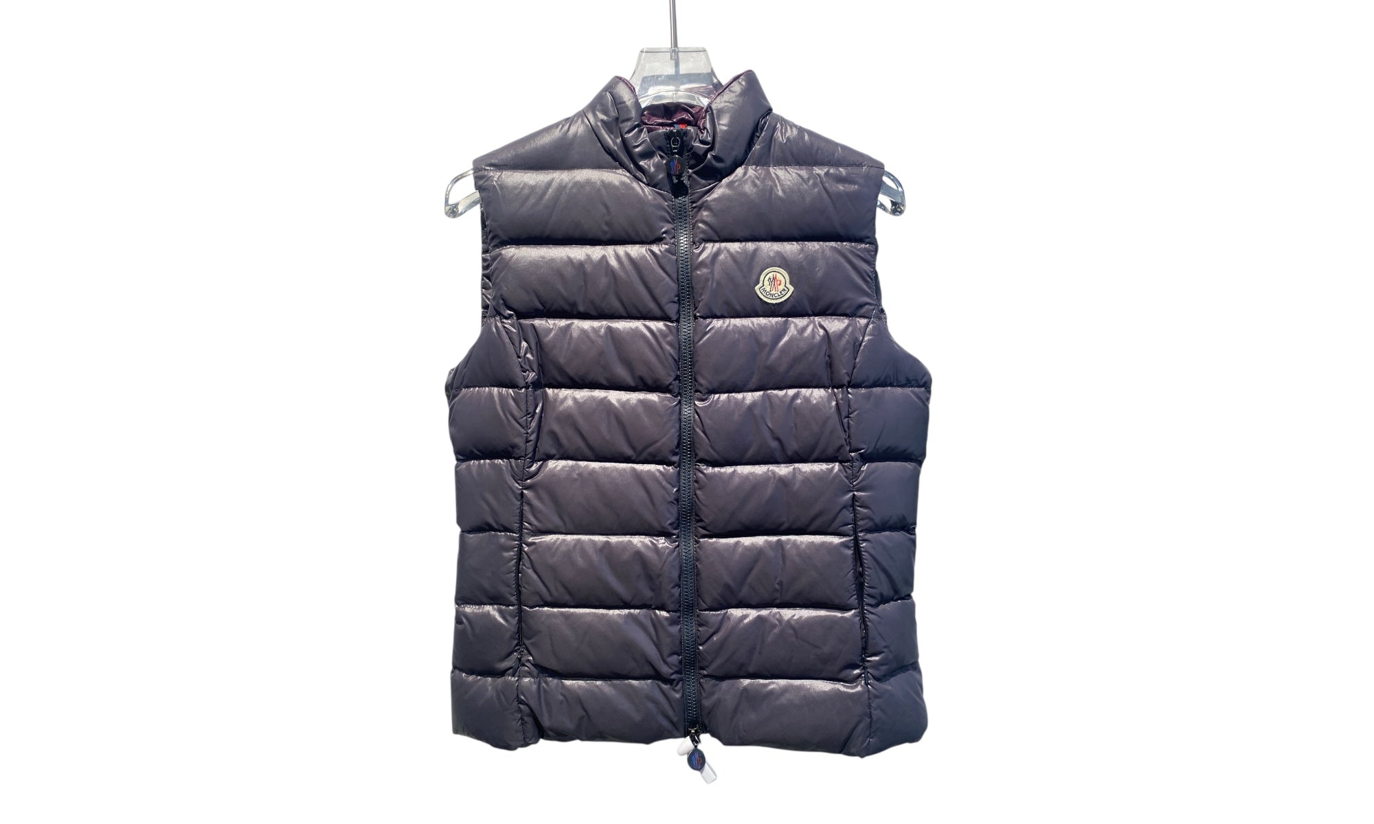 Moncler Used Moncler Ghany Down Vest Grey - Ghany