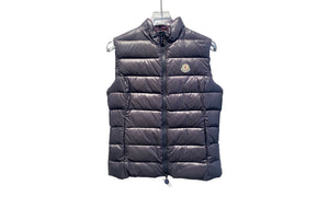 Moncler Used Moncler Ghany Down Vest Grey - Ghany
