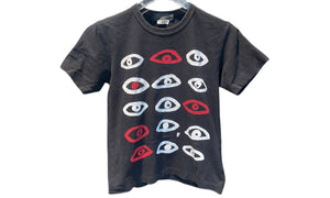 Comme Des Garçons Used Comme Des Garcons Black Filip Pagowski Eyes Tee - CDGB