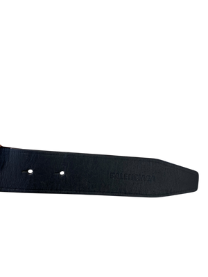 nike Used Balenciaga BB Logo Belt - test
