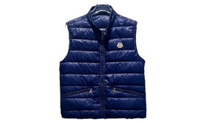 Moncler Used Moncler Gui down gilet blue - 1105251351