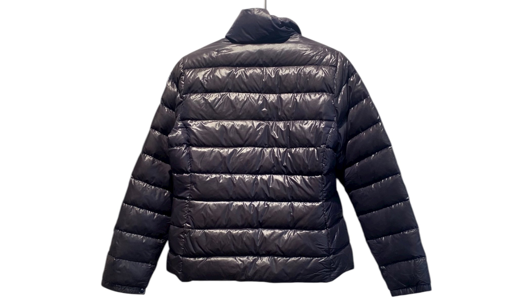 Moncler Used Moncler Clairy down jacket dark purple/grey - 1105251351