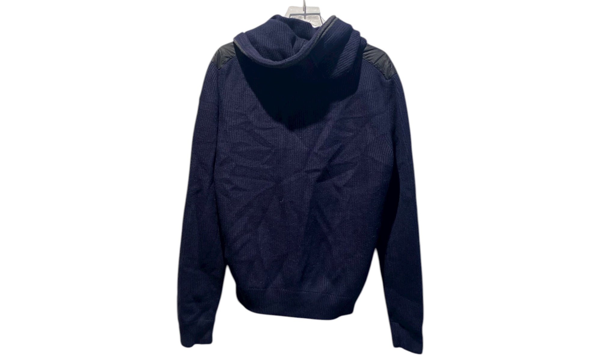 Moncler Used Moncler padded zip-up cardigan navy blue - 1105251351