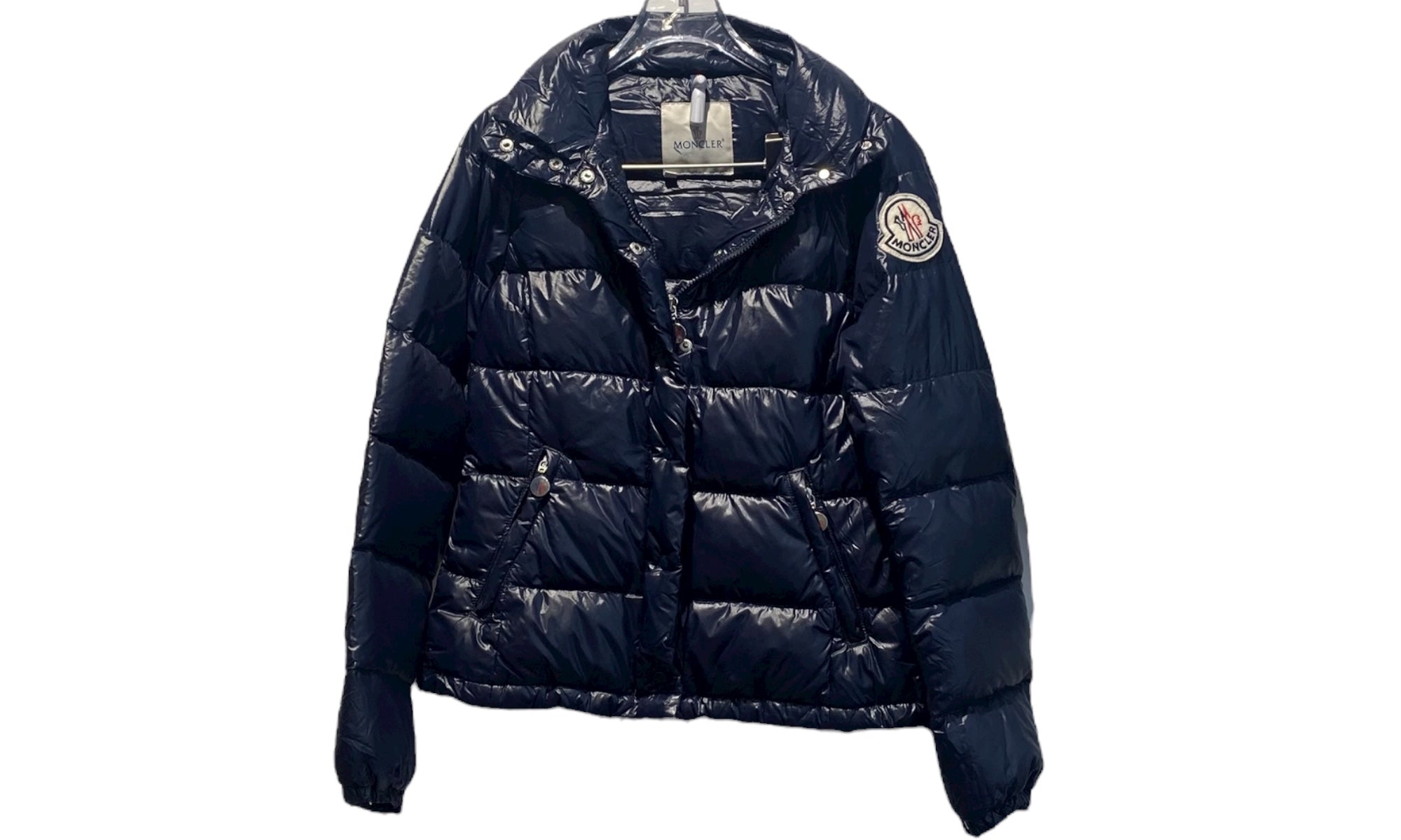 極美品 MONCLER \"BADIA バディア\" ブラック 確実正規品 T1 モンクレール デカワッペン バディア MONCLER BADIA ダウン - メルカリ