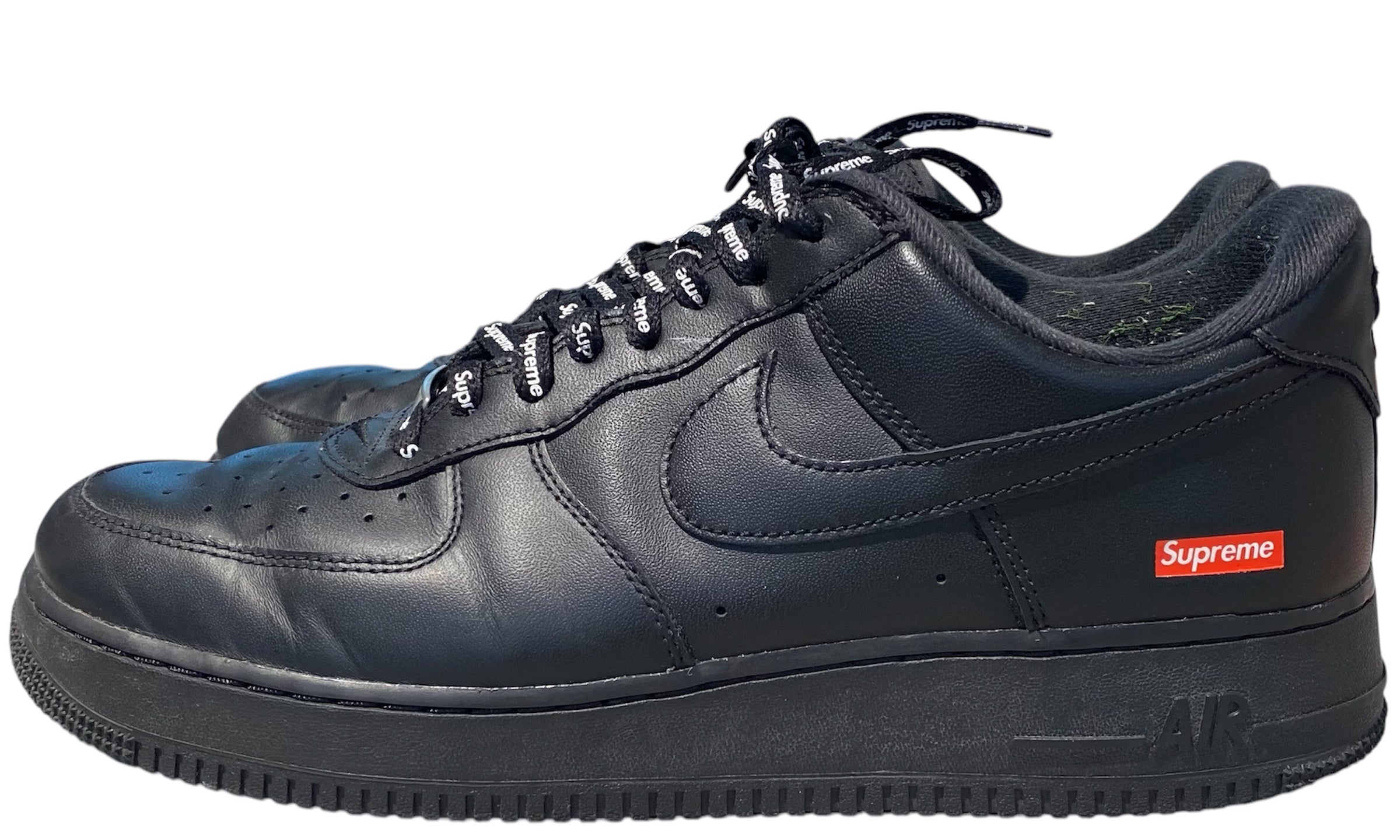 Used Nike Air Force 1 Low Supreme Black – hypebeastbaltics