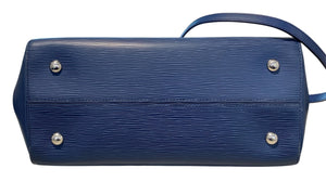 Louis Vuitton Used Louis Vuitton Navy Epi Leather Marly MM Tote Bag - test