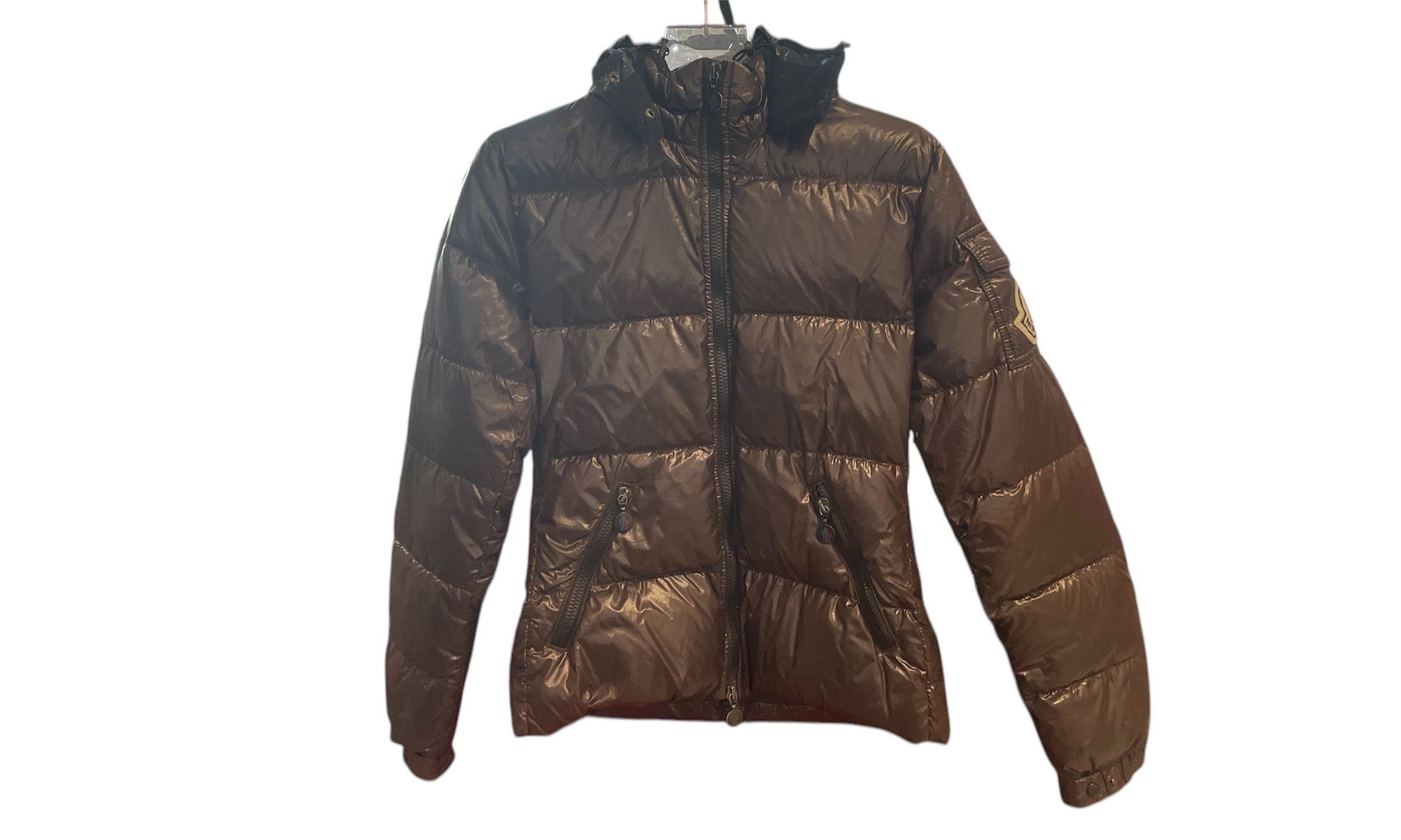 Moncler Used Moncler Badia Jacket Brown - 313251143