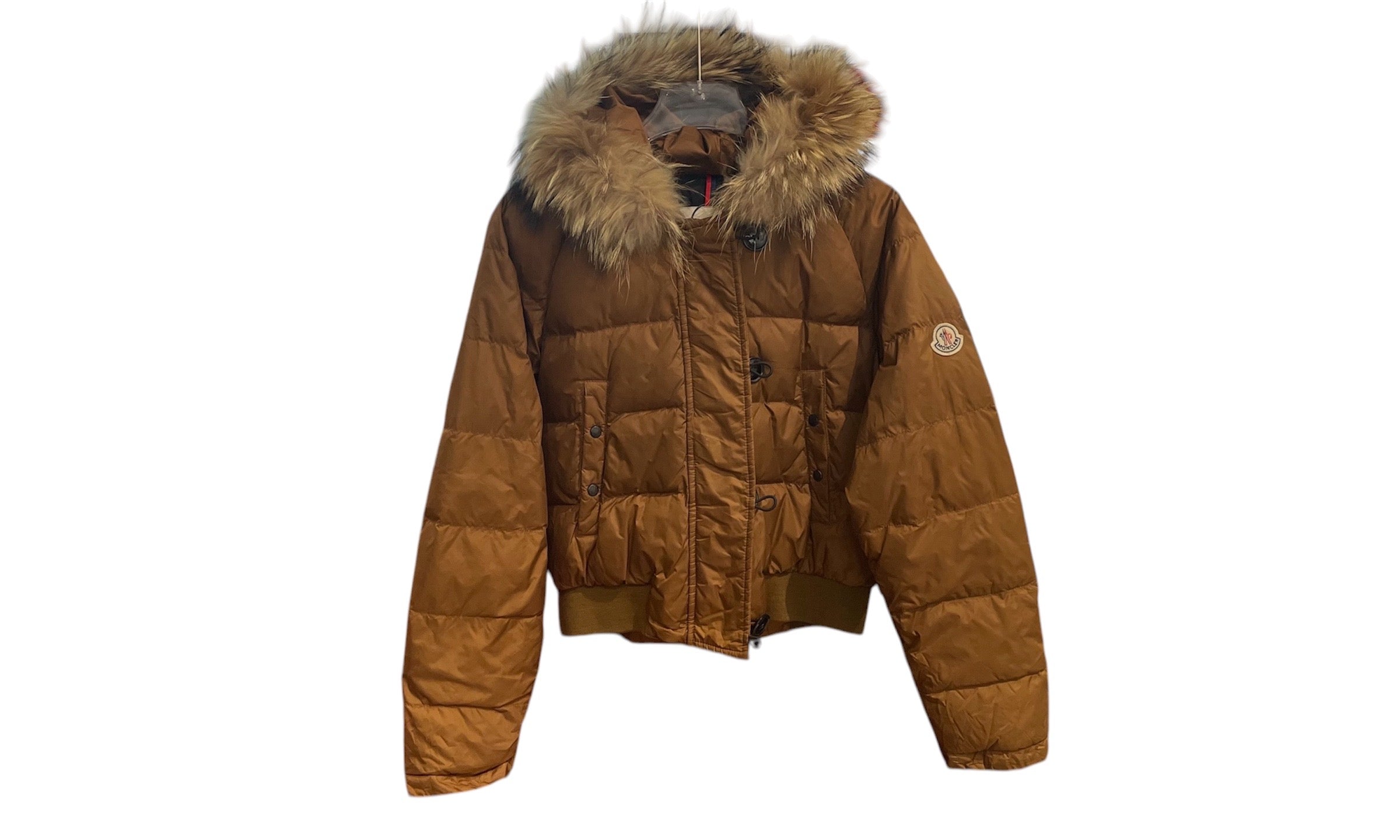 Moncler Used Moncler Alpine Jacket Khaki - 313251143