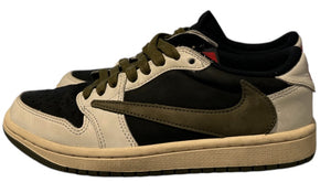 Air Jordan Used Jordan 1 Retro Low OG SP Travis Scott Olive (Women's) - DZ4137-106