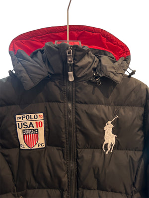 Ralph Lauren Used Polo Ralph Lauren Vintage Winter Jacket Black - test