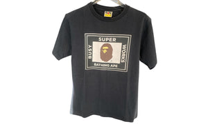 Bape Used Bape Super Busy Works Tee Black - 408251419