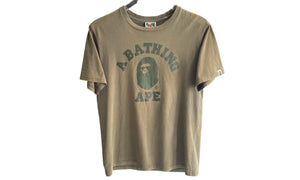 Bape Used Bape A Bathing Ape Tee Green - 408251419