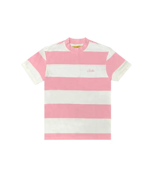 nike Used Corteiz Striped Tee Pink - test