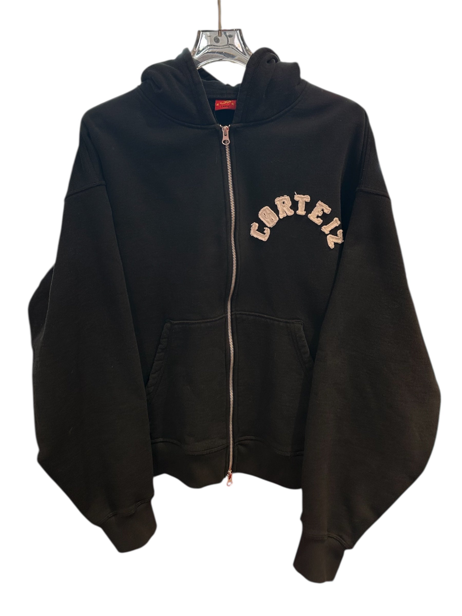 nike Used Corteiz Colly Arch Zip Hoodie Black - test