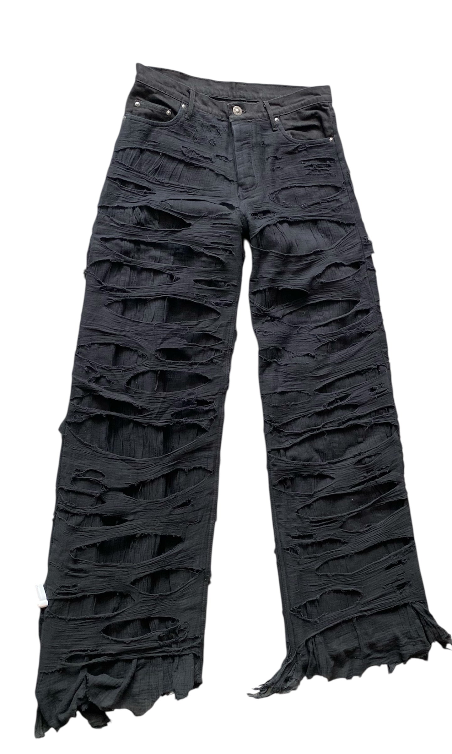 Paradoxe Paris Used Paradoxe Paris Reaper Baggy Black Denim - Paradoxe