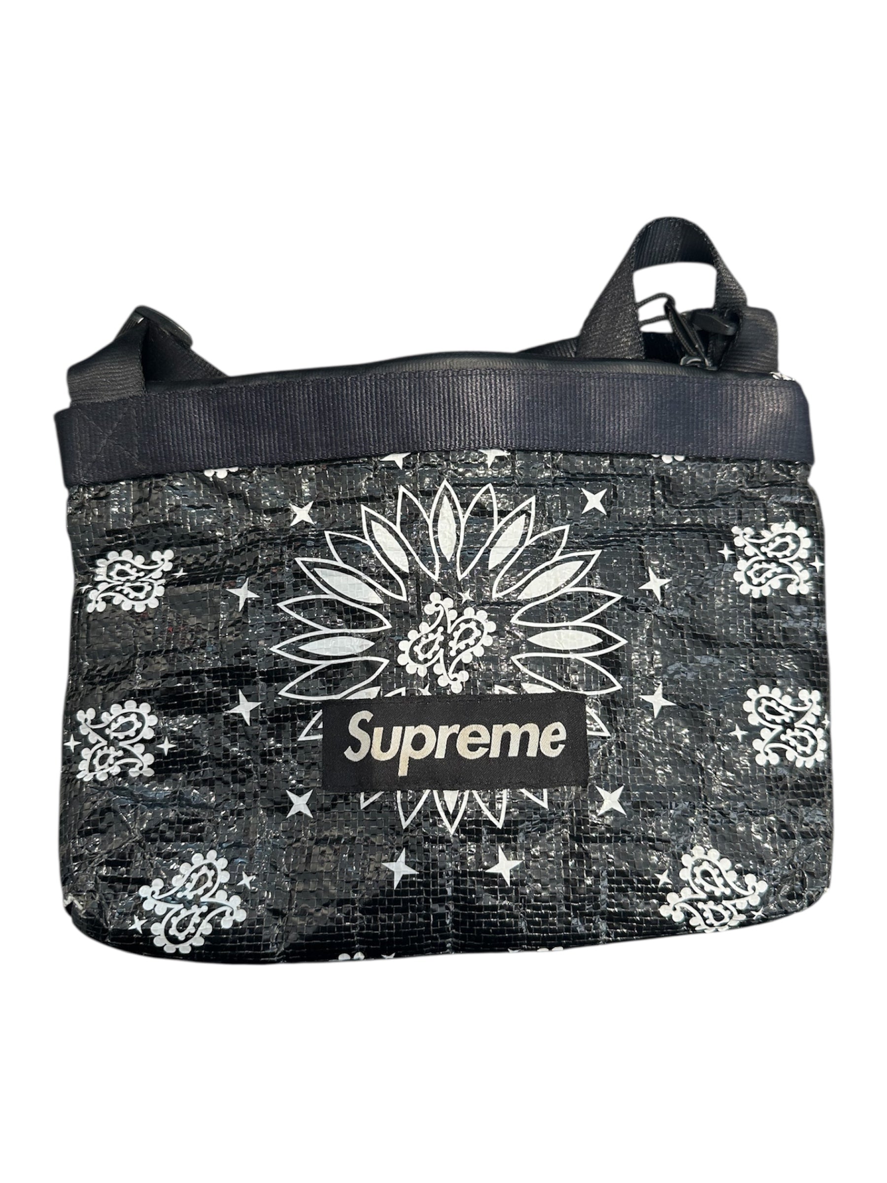 Supreme Used Supreme Bandana Tarp Side Bag - 524251850