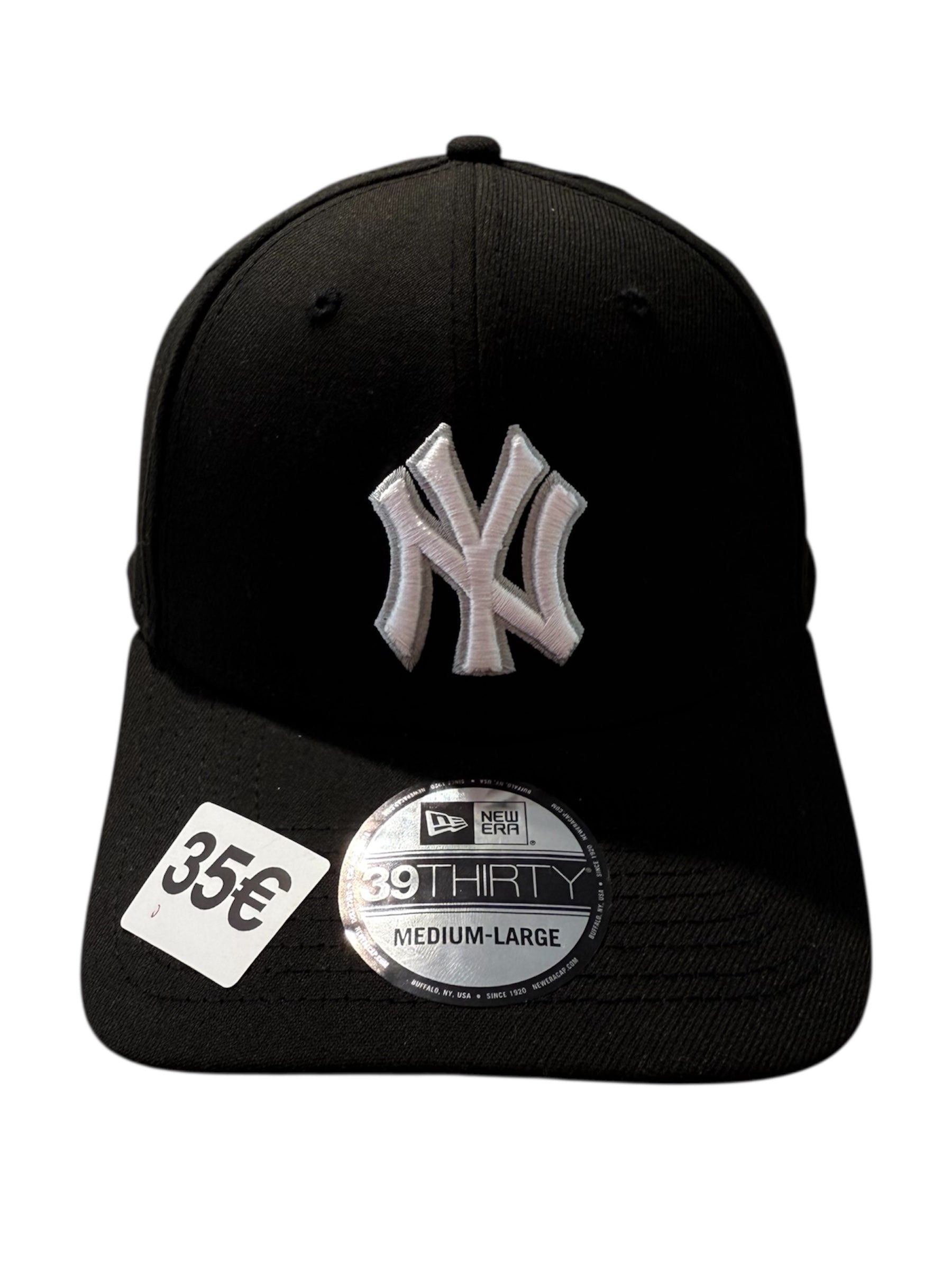 New Era Used New York Yankees Fitted Hat Black - test