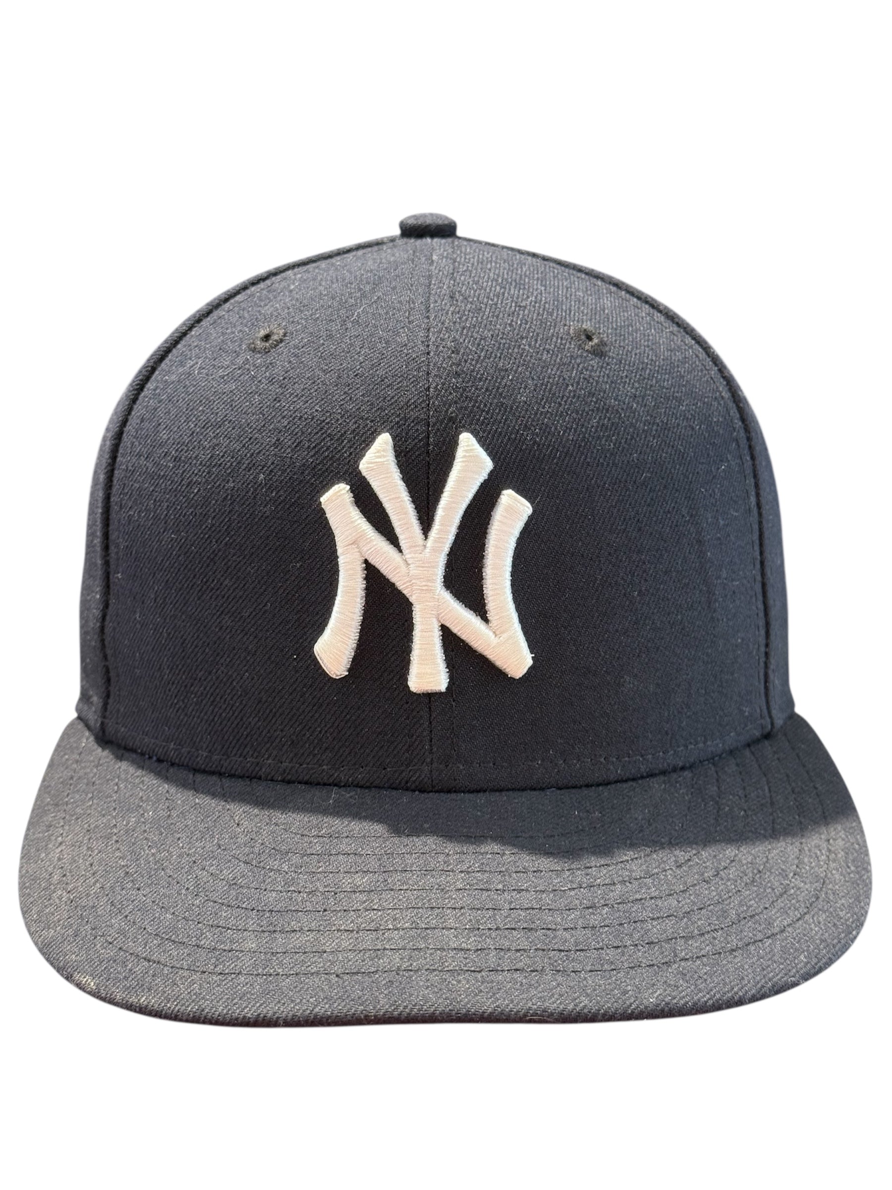 New Era Used New York Yankees Fitted Cap Navy - test