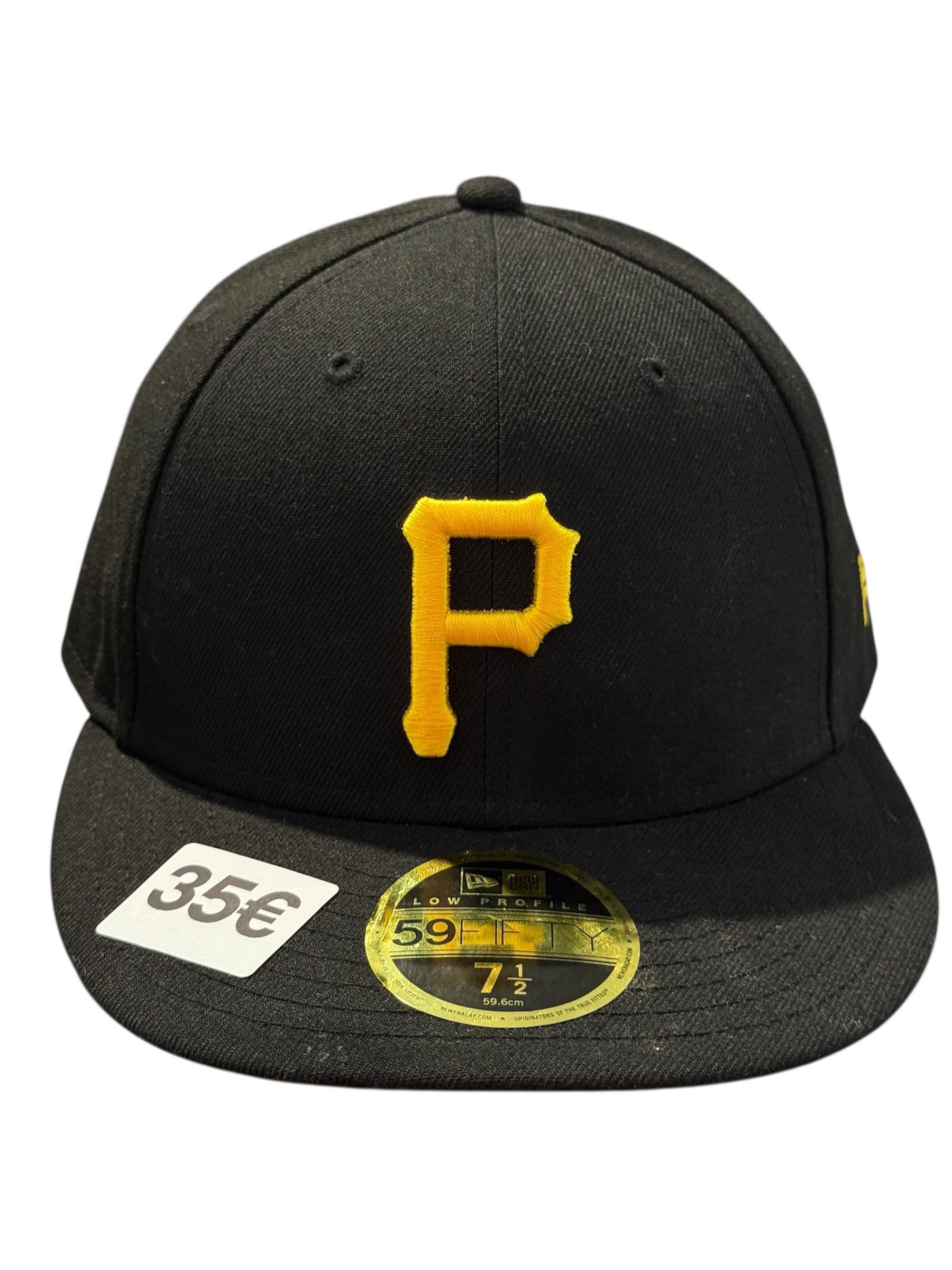 New Era Used Pittsburgh Pirates Fitted Cap Black - test