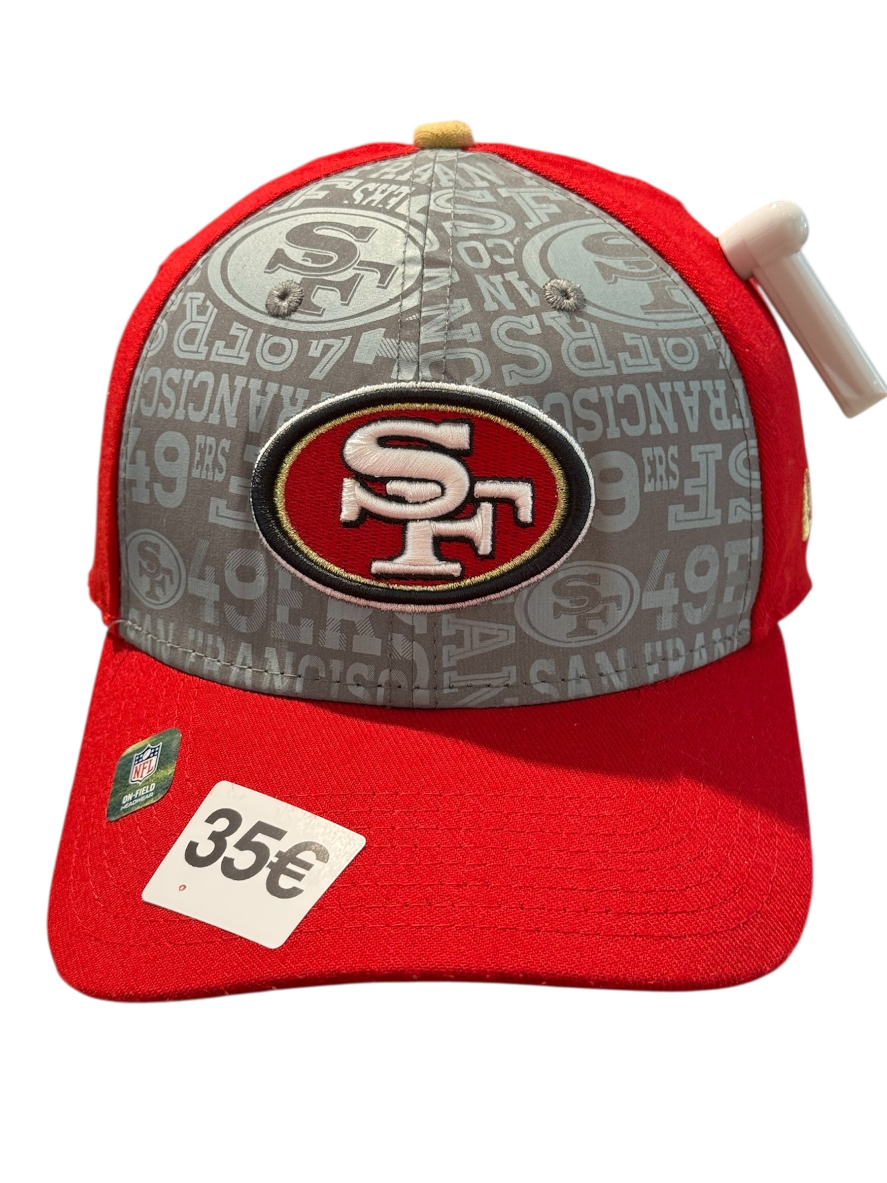 New Era Used 49 ers Red Cap - test