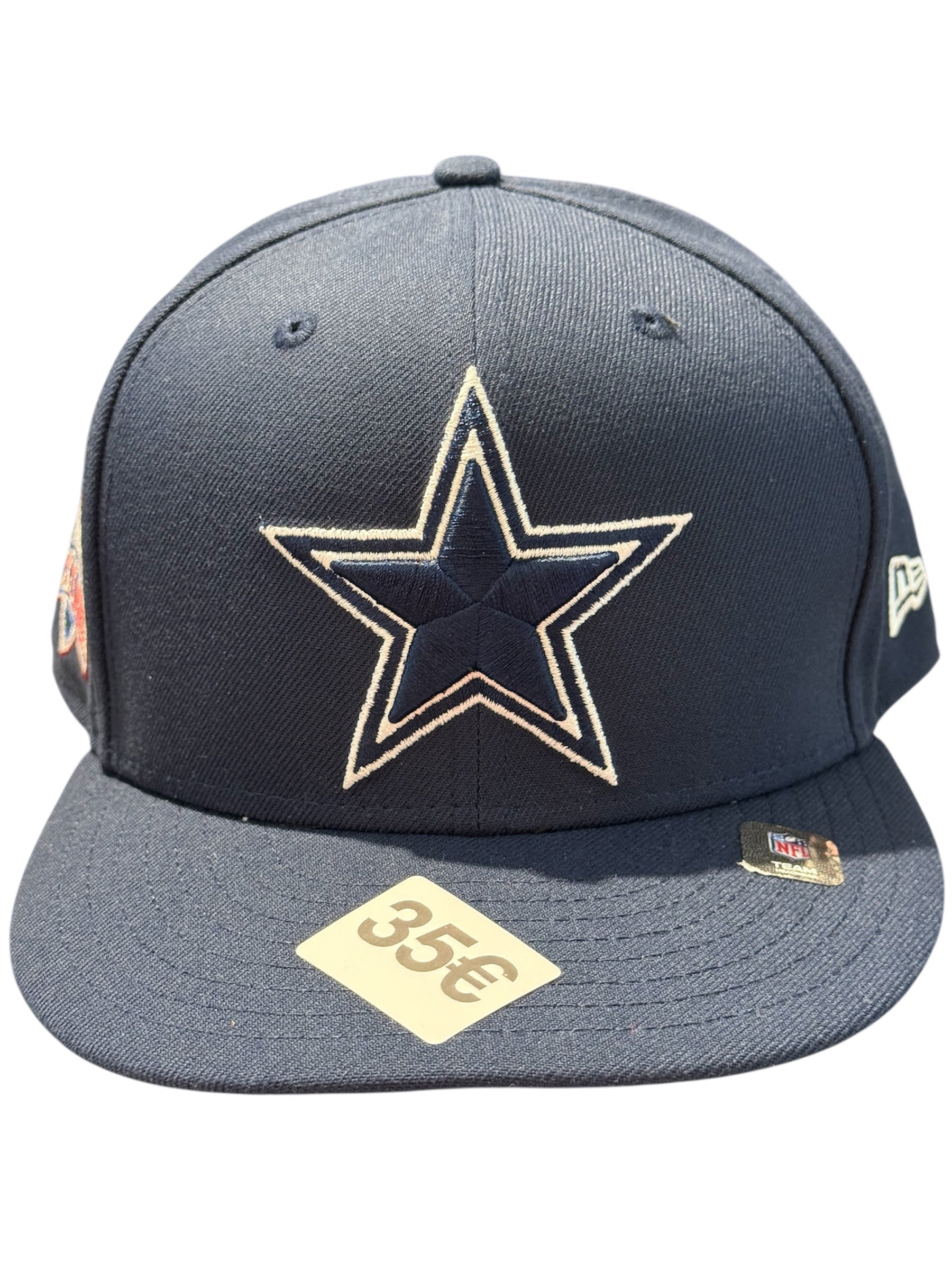 New Era Used Dallas Cowboys Fitted Cap Blue - test