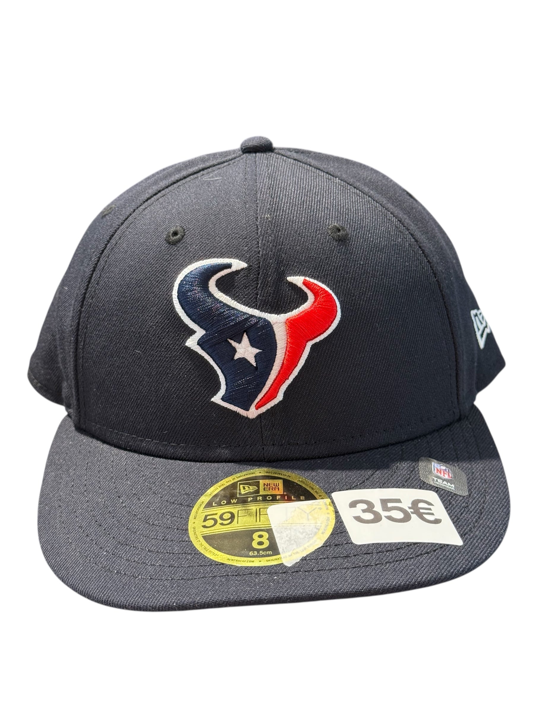 New Era Used Houston Texans Fitted Cap Navy - test