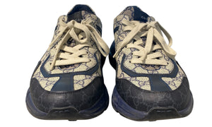 nike Used Gucci GG Monogram Rhyton GG Sneaker Beige/Blue - 614251232