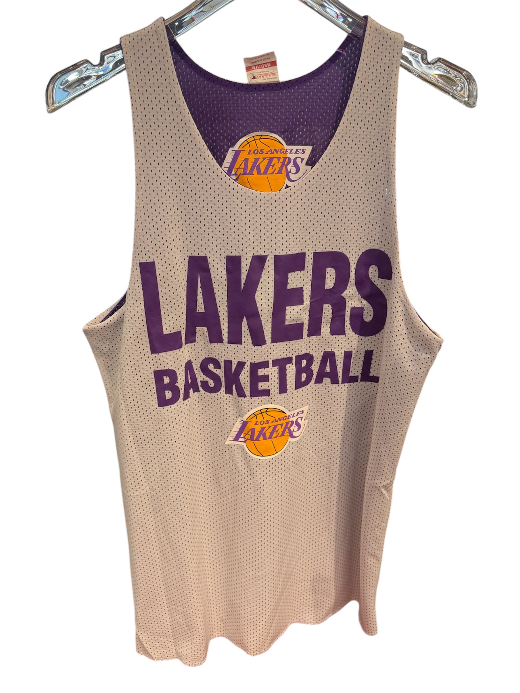 Mitchell & Ness Used Los Angeles Lakers Reversible Jersey - 620251124