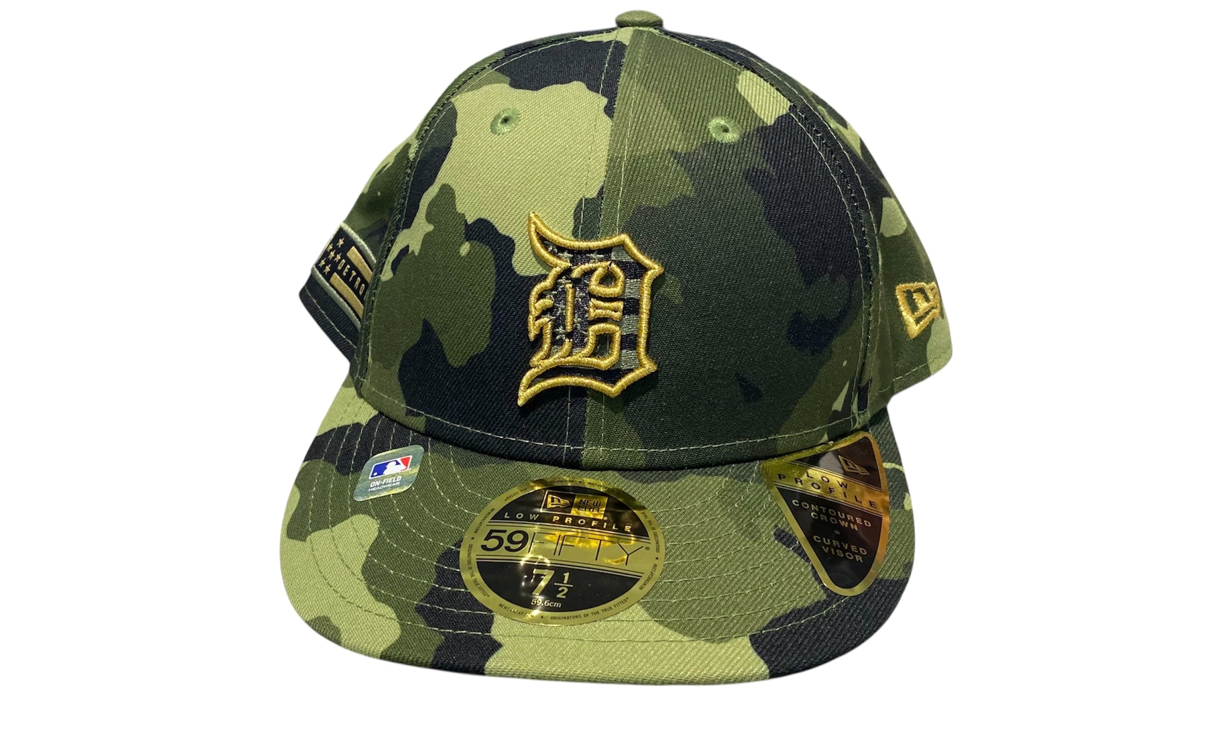 New Era Used Detroit Tigers Fitted Cap Camo - test