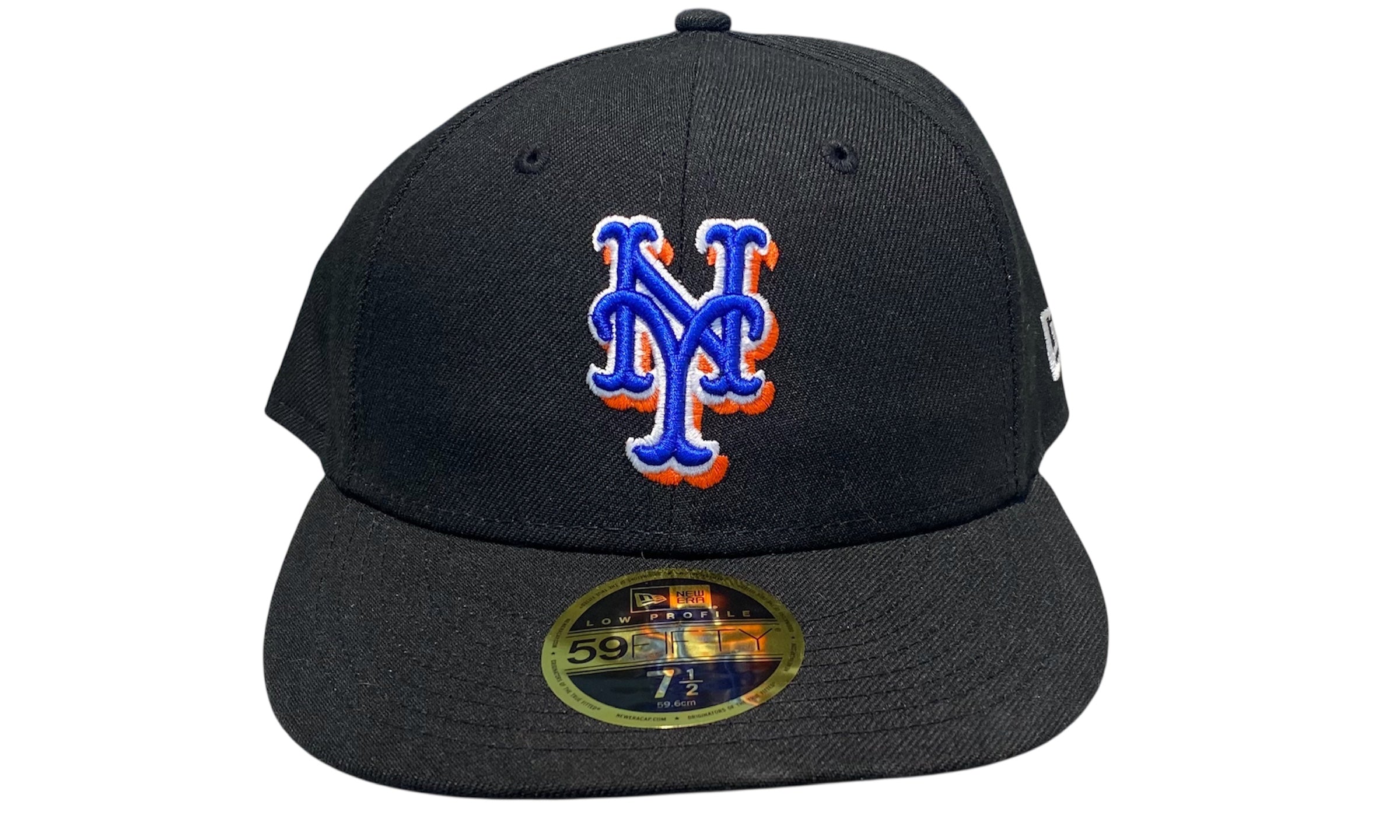 New Era Used New York Mets Fitted Cap Black - test