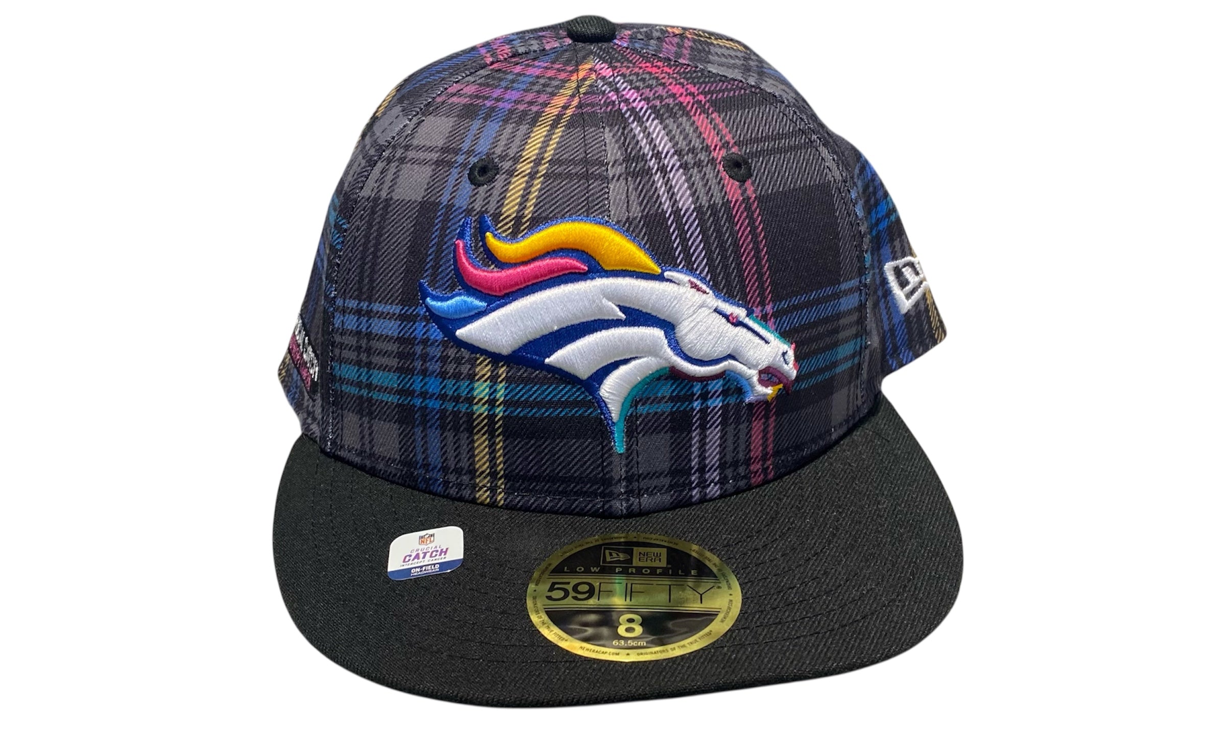 New Era Used Denver Broncos Fitted Cap Multicolor - test